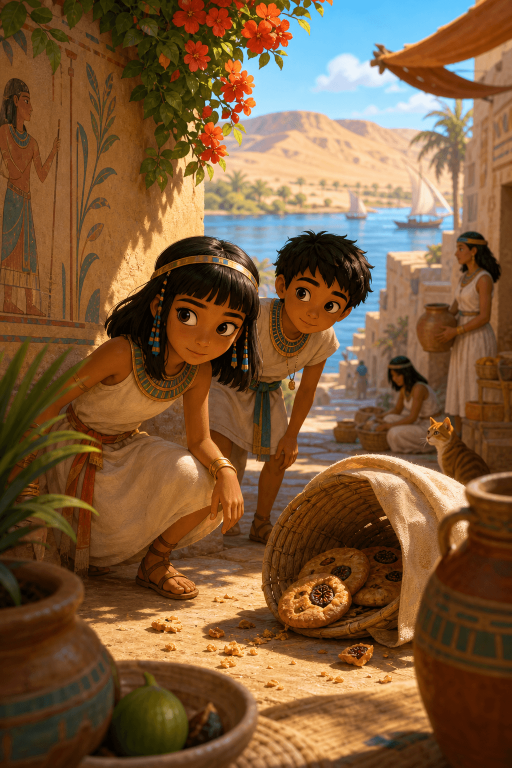 Neferu und das Geheimnis der verschwundenen Feigenkuchen