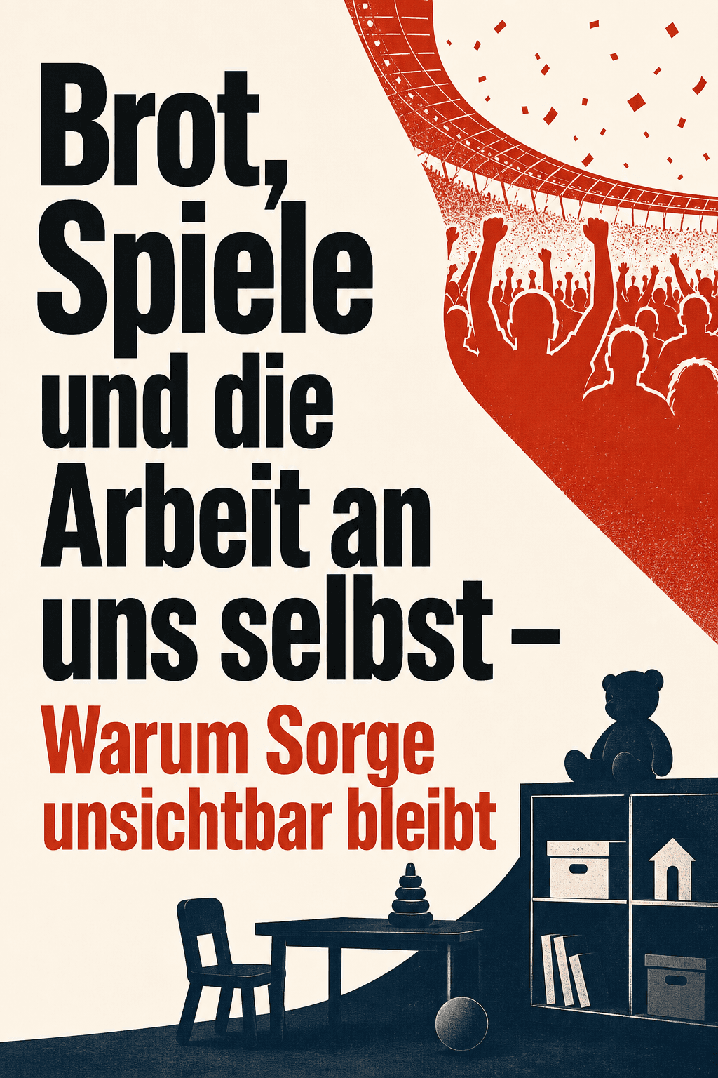Brot, Spiele und die Arbeit an uns selbst – Warum Sorge unsichtbar bleibt